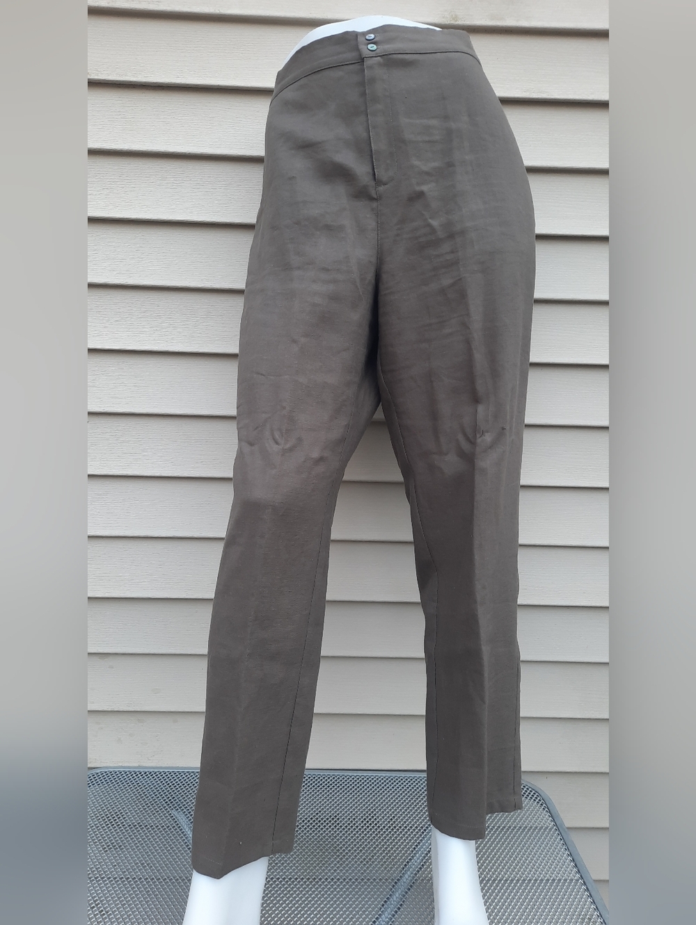 Vivid 100% Linen Pants  Size XL